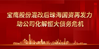 宝鹰股份混改后优势凸显 控股股东助力公司化解恒大债务危机